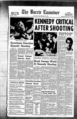 Barrie Examiner, 5 Jun 1968