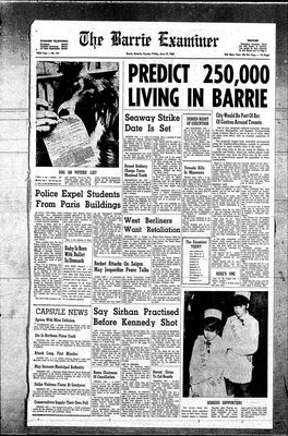 Barrie Examiner, 14 Jun 1968