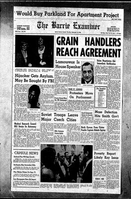 Barrie Examiner, 12 Sep 1968