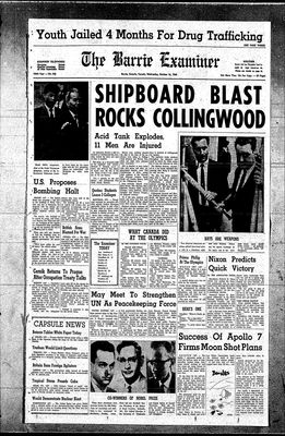 Barrie Examiner, 16 Oct 1968