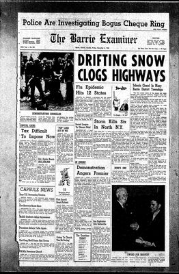 Barrie Examiner, 6 Dec 1968