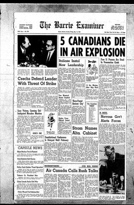 Barrie Examiner, 13 Dec 1968