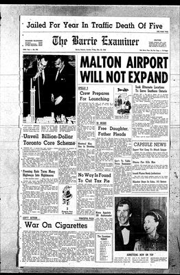 Barrie Examiner, 20 Dec 1968