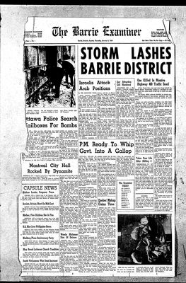 Barrie Examiner, 2 Jan 1969