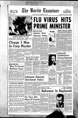 Barrie Examiner, 8 Jan 1969