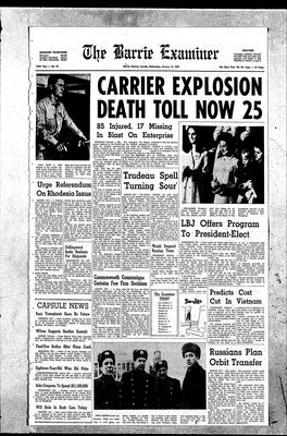 Barrie Examiner, 15 Jan 1969