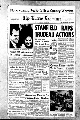 Barrie Examiner, 21 Jan 1969