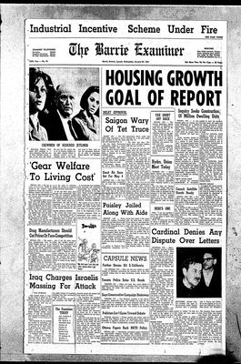 Barrie Examiner, 29 Jan 1969