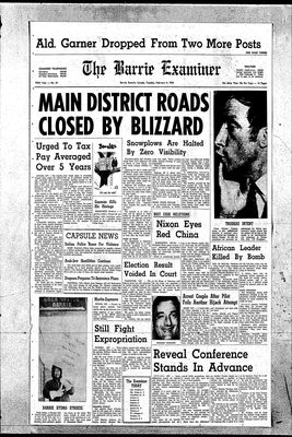 Barrie Examiner, 4 Feb 1969