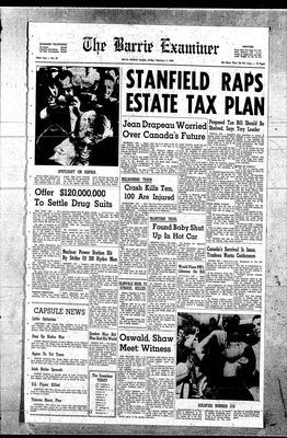 Barrie Examiner, 7 Feb 1969