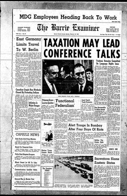 Barrie Examiner, 10 Feb 1969