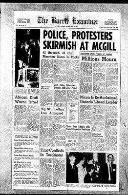 Barrie Examiner, 29 Mar 1969