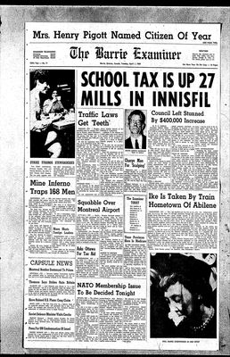 Barrie Examiner, 1 Apr 1969