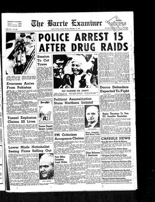 Barrie Examiner, 13 Dec 1971