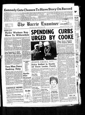 Barrie Examiner, 6 Jan 1970