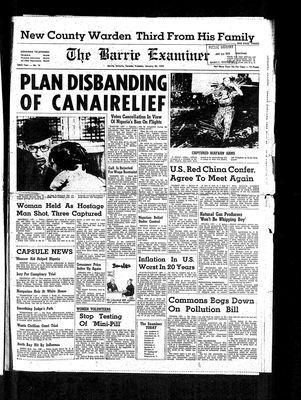 Barrie Examiner, 20 Jan 1970