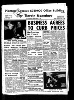 Barrie Examiner, 11 Feb 1970