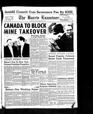 Barrie Examiner, 3 Mar 1970