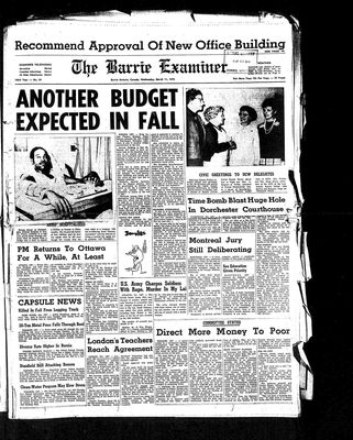 Barrie Examiner, 11 Mar 1970