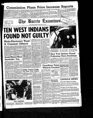 Barrie Examiner, 12 Mar 1970