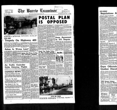 Barrie Examiner, 28 Mar 1970