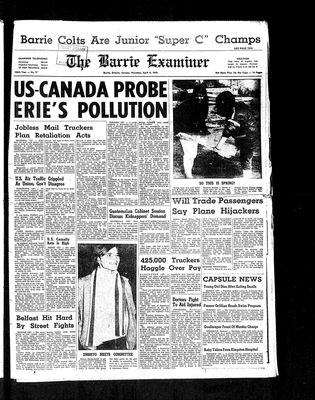 Barrie Examiner, 2 Apr 1970