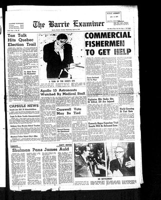 Barrie Examiner, 8 Apr 1970