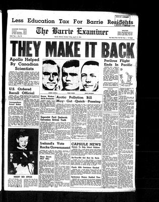 Barrie Examiner, 17 Apr 1970