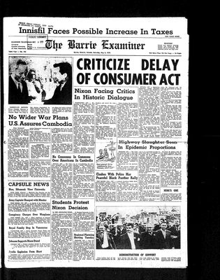 Barrie Examiner, 2 May 1970