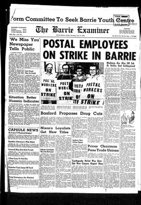 Barrie Examiner, 11 Jun 1970