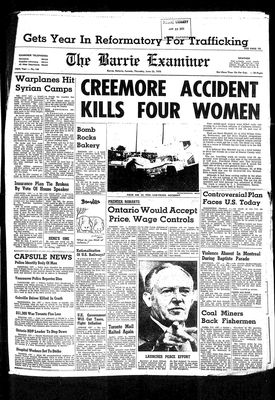 Barrie Examiner, 25 Jun 1970