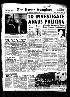 Barrie Examiner, 2 Jul 1970