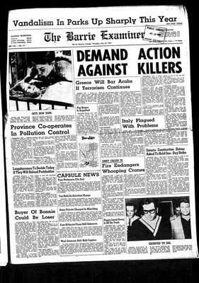 Barrie Examiner, 23 Jul 1970