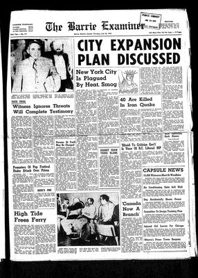 Barrie Examiner, 30 Jul 1970