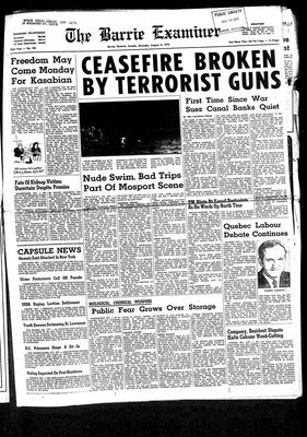 Barrie Examiner, 8 Aug 1970