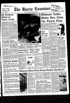 Barrie Examiner, 10 Aug 1970