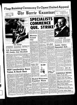 Barrie Examiner, 2 Oct 1970