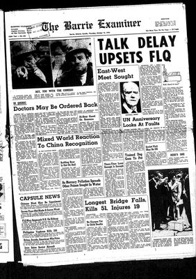 Barrie Examiner, 15 Oct 1970