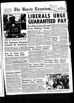 Barrie Examiner, 23 Nov 1970