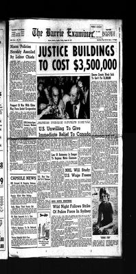 Barrie Examiner, 20 Aug 1971