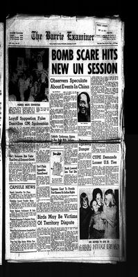 Barrie Examiner, 22 Sep 1971