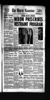 Barrie Examiner, 8 Oct 1971