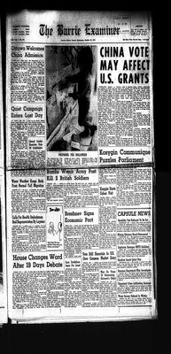 Barrie Examiner, 27 Oct 1971