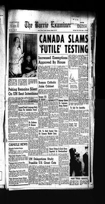 Barrie Examiner, 28 Oct 1971