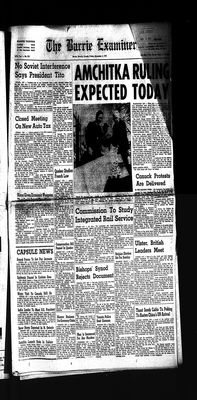 Barrie Examiner, 5 Nov 1971