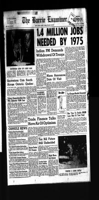 Barrie Examiner, 30 Nov 1971