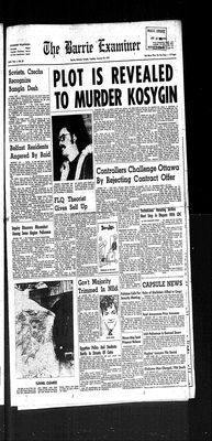 Barrie Examiner, 25 Jan 1972