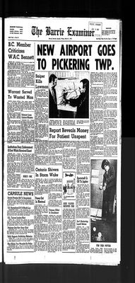 Barrie Examiner, 3 Mar 1972