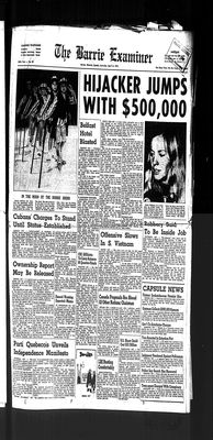 Barrie Examiner, 8 Apr 1972