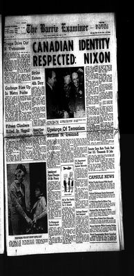 Barrie Examiner, 14 Apr 1972